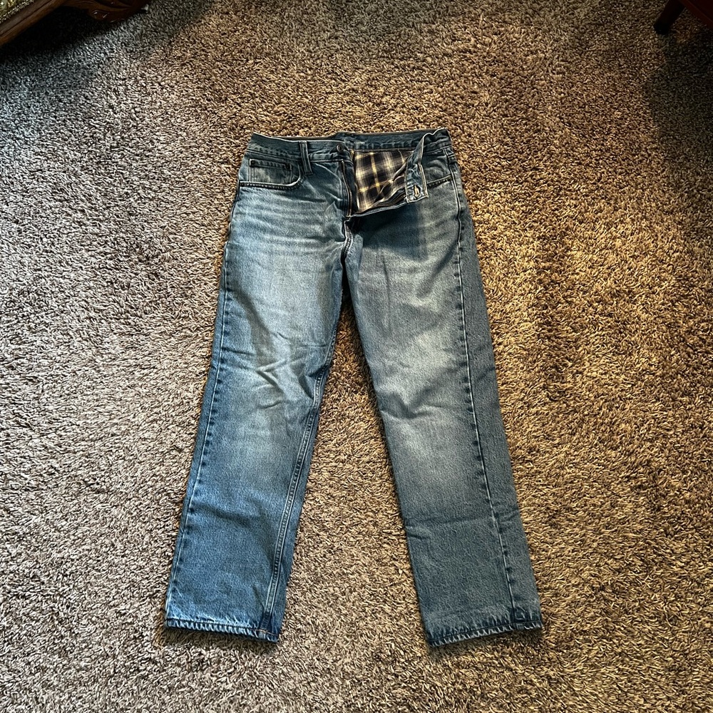 Old Navy Flannel -lined jeans, 32x30